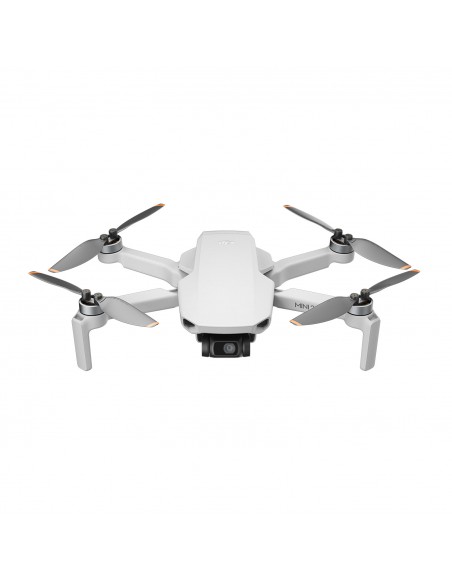 Vista frontal de uno de los Drones DJI Mini 2 SE Fly More Combo + Kit